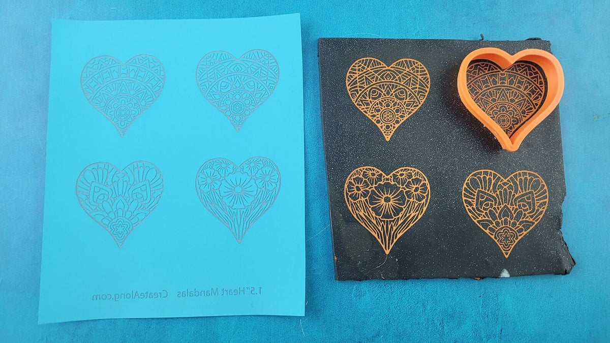 Sacred Heart Polymer Clay Cutter Set
